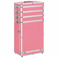 vidaXL Chariot de maquillage Aluminium Rose - TU