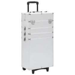 vidaXL Chariot de maquillage Aluminium Argenté - TU