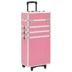 vidaXL Chariot de maquillage Aluminium Rose - TU