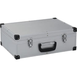 Vidaxl - Valise à outils 46 x 33 x 16 cm Argenté Aluminium