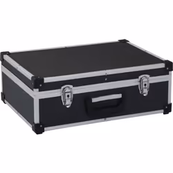 Gardez tous vos outils en ordre avec cette valise à outils en aluminium texturé ! Faite de bois, de feuilles ABS et d'alumini ...