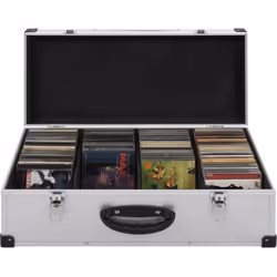 Notre étui de CD résistant avec garniture en aluminium vous aidera à garder vos CD préférés rangés, protégés et à l'abri de l ...