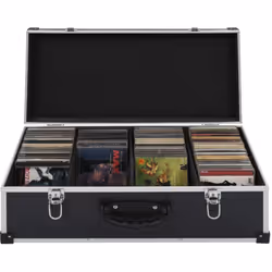 Notre étui de CD résistant avec garniture en aluminium vous aidera à garder vos CD préférés rangés, protégés et à l'abri de l ...