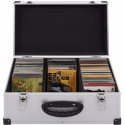 Notre étui de CD résistant avec garniture en aluminium vous aidera à garder vos CD préférés rangés, protégés et à l'abri de l ...