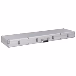 vidaXL Mallette pour arme à feu Argenté 134 x 35 x 12 cm Aluminium