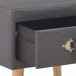 VidaXL 247535 Table de nuit et table de chevet Gris - Vue supplémentaire 6
