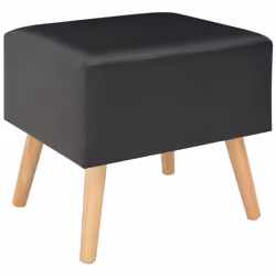 VidaXL 247537 Table de nuit et table de chevet Noir