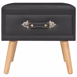 VidaXL 247537 Table de nuit et table de chevet Noir - Vue supplémentaire 4