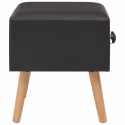 VidaXL 247537 Table de nuit et table de chevet Noir - Vue supplémentaire 5