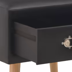 VidaXL 247537 Table de nuit et table de chevet Noir - Vue supplémentaire 6