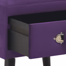VidaXL 247541 Table de nuit et table de chevet Violet - Vue supplémentaire 6