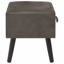 VidaXL 247542 Table de nuit et table de chevet Gris - Vue supplémentaire 5