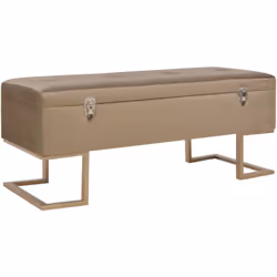 Notre banc en velours s'intégrera à merveille à votre salon ou entrée. La tapisserie en velours beige est douce au toucher et ...