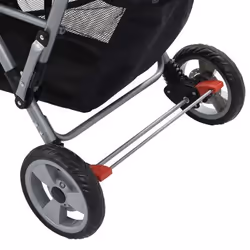 VidaXL 10157 Poussette pour bébé Poussette classique 2 siège(s) Noir, Rose - Vue supplémentaire 7