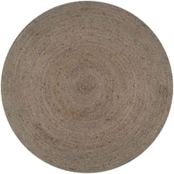 Vidaxl - Tapis fait à la main Jute Rond 150 cm Gris