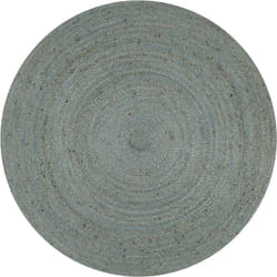 Vidaxl - Tapis fait à la main Jute Rond 150 cm Vert olive