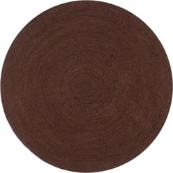 Vidaxl - Tapis fait à la main Jute Rond 90 cm Marron