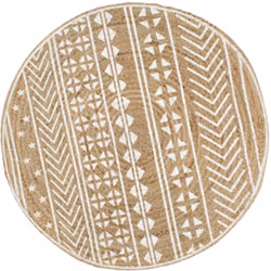 Donnez à votre intérieur une touche naturelle avec notre tapis de jute tressé ! Ce magnifique tapis est tissé à la main par d ...