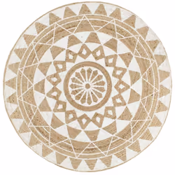 Donnez à votre intérieur une touche naturelle avec notre tapis de jute tressé ! Ce magnifique tapis est tissé à la main par d ...