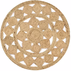 Donnez une touche naturelle à votre intérieur avec notre tapis de jute tressée ! Ce magnifique tapis est tissé à la main par  ...