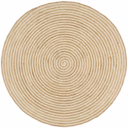 Donnez à votre intérieur une touche naturelle avec notre tapis de jute tressé ! Ce magnifique tapis est tissé à la main par d ...