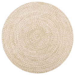 Description générale Donnez à votre intérieur une touche naturelle avec notre tapis de jute tressé ! Ce tapis attrayant est t ...