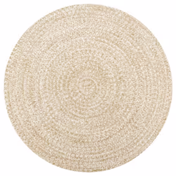 Description générale Donnez à votre intérieur une touche naturelle avec notre tapis de jute tressée ! Ce tapis attrayant est  ...