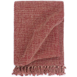 Vidaxl - Couverture en coton 160 x 210 cm Bordeaux