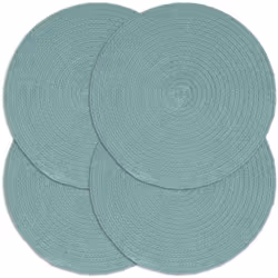 Nos napperons tissés à la main ajouteront un élément unique à votre cuisine. Fabriqués en 100 % coton, ces napperons de table ...