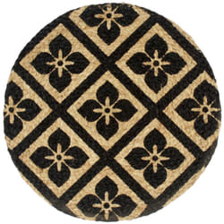 Vidaxl - Napperons 6 pcs Noir 38 cm Rond Jute