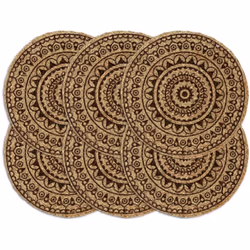 Nos napperons tissés à la main ajouteront un élément unique à votre cuisine. Le jute est un matériau naturellement résistant, ...