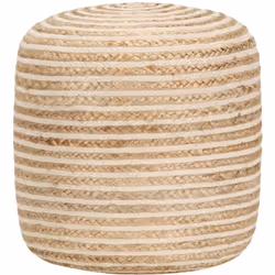 Asseyez-vous ou posez vos pieds sur le pouf et détendez-vous ! Notre pouf contemporain et chic apportera une touche décorativ ...