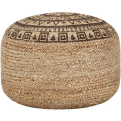 Vidaxl - Pouf fait à la main Marron 45 x 30 cm Jute