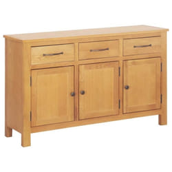 Buffet Marron 112 X 33.5 X 70 Cm Chêne Massif Vidaxl
