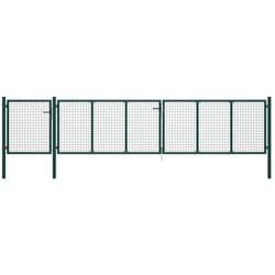 Vidaxl - Portail de jardin Acier 500 x 75 cm Vert