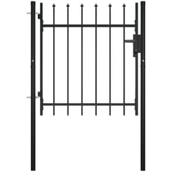 Vidaxl - Portail avec haut sous forme de lance 100x75 cm