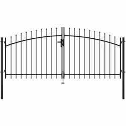 Description générale Ce portail de jardin constitue une barrière pratique au style contemporain, séparant votre jardin du mon ...