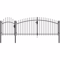 Ce portail de clôture de jardin durable et élégant formera une barrière de sécurité pratique pour votre jardin, patio ou terr ...