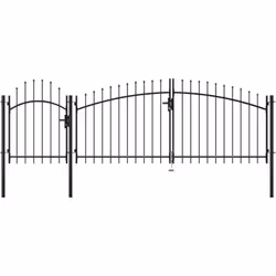 Ce portail de clôture de jardin durable et élégant formera une barrière de sécurité pratique pour votre jardin, patio ou terr ...