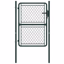 vidaXL Portillon Acier 100 x 125 cm Vert - TU