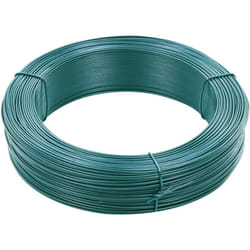 Fil de liaison de clôture 250 m 0,9/1,4 mm Acier Vert noirâtre - Vidaxl