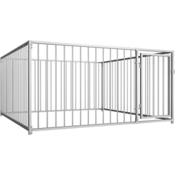 Chenil d'extérieur pour chiens 200 x 200 x 100 cm Vidaxl