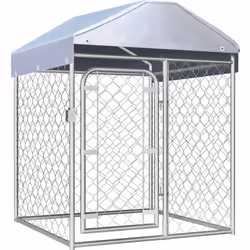Offrez sûreté, sécurité et confort à votre chiot avec ce chenil d'extérieur. Cette niche polyvalente pour chiens a des multip ...