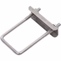 Vous pouvez facilement fixer vos tapis en maille à un poteau de clôture standard 60x40 mm avec notre connecteur en U ! Le con ...