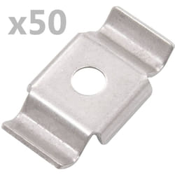 Vidaxl - Clips de clôture en papillon 50 pcs Acier inoxydable