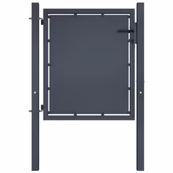Notre portail de clôture en acier sera un point d'entrée idéal pour la clôture autour de votre jardin ou patio. La porte de j ...
