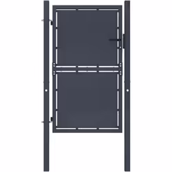 Notre portail de clôture en acier sera un point d'entrée idéal pour la clôture autour de votre jardin ou patio. La porte de j ...