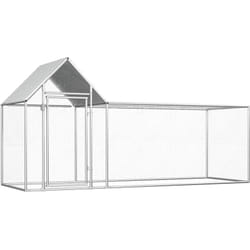 Vidaxl - Poulailler 3 x 1 x 1,5 m Acier galvanisé