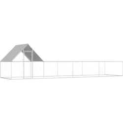 Vidaxl - Poulailler 8 x 2 x 2 m Acier galvanisé