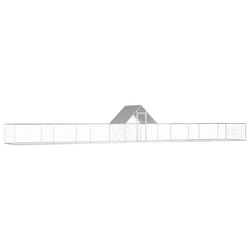 vidaXL Poulailler 14 x 2 x 2 m Acier galvanisé